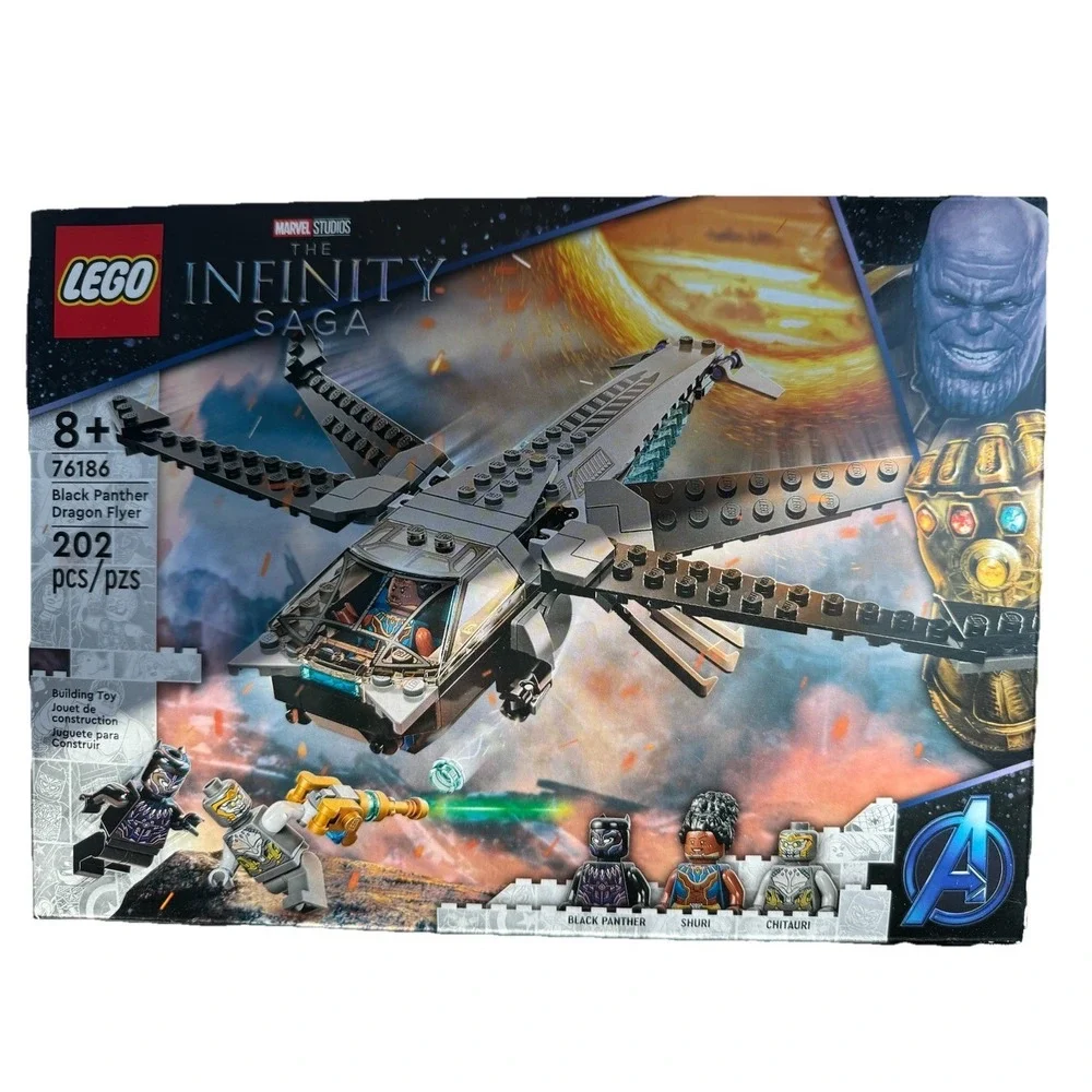 LEGO Marvel Infinity Saga Black Panther Dragon Flyer set (76186)